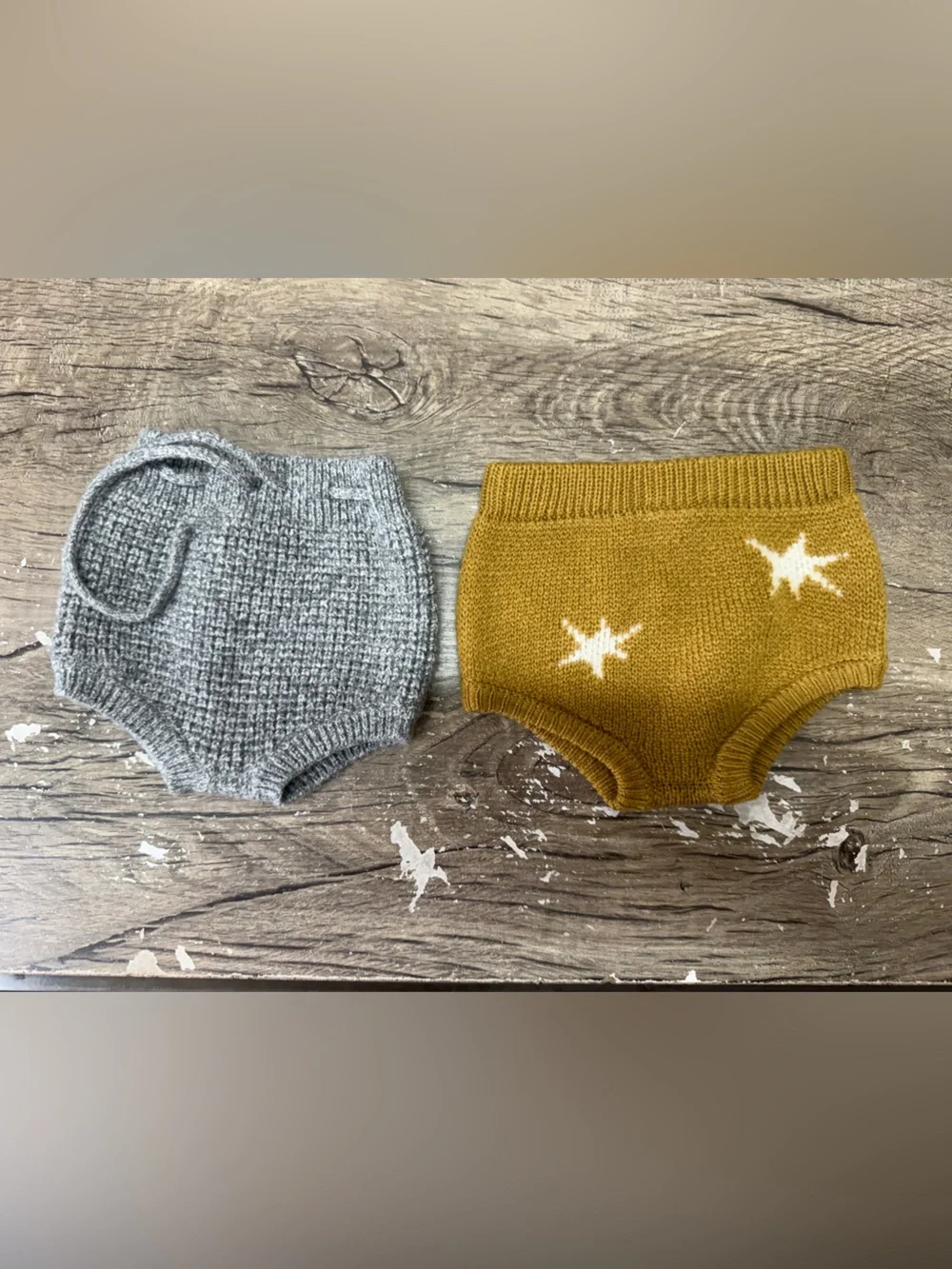 Rylee and cry knitted diaper covers 0-3 m